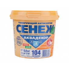 Антисептик Сенеж АКВАДЕКОР 104 лиственница, 0,9 кг