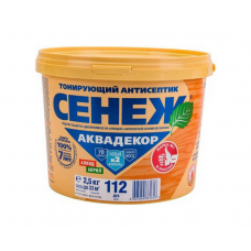 Антисептик Сенеж АКВАДЕКОР 112 дуб, 2,5кг