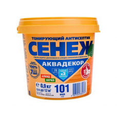 Антисептик Сенеж АКВАДЕКОР 101 иней, 0,9 кг
