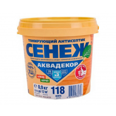 Антисептик Сенеж АКВАДЕКОР 118 венге, 0,9 кг