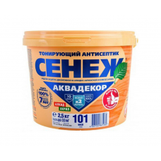 Антисептик Сенеж АКВАДЕКОР 101 иней, 2,5кг