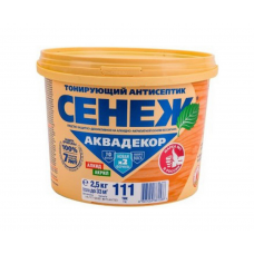 Антисептик Сенеж АКВАДЕКОР 111 тик, 2,5кг