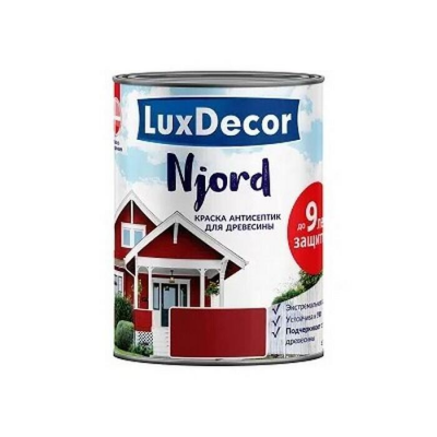 Краска LuxDecor Njord антисептик д/древесины Вулканический пляж, 2,5л