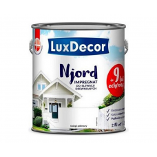 Краска LuxDecor Njord антисептик д/древесины Полярный снег, 0,75л