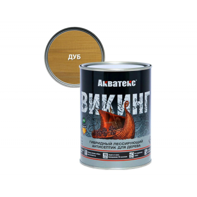 Антисептик АКВАТЕКС Викинг дуб, 0,75л