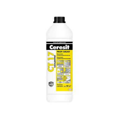 Грунтовка CERESIT CT 17 Profi Grunt концентрат, 2л