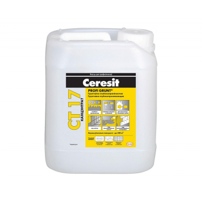 Грунтовка CERESIT CT 17 Profi Grunt концентрат, 5л