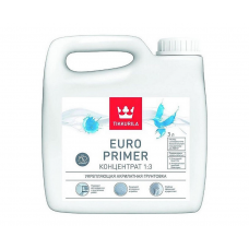 Грунтовка Tikkurila EURO PRIMER концентрат (1:3), 3л