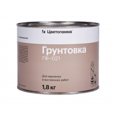 Грунт Цветогамма ГФ-021 Цветогамма серый, 1,8кг