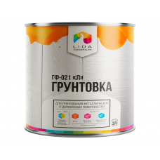 Грунтовка Lida ГФ-021Л светло-серая, 2,2кг