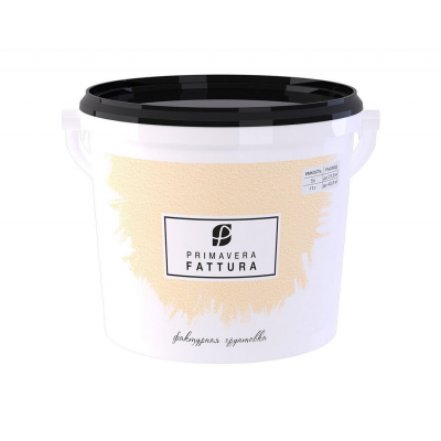 Грунтовка PRIMAVERA Fattura фактурная белая, 6,5кг
