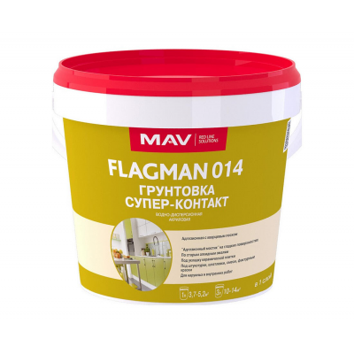 Грунтовка МАВ Flagman 14 супер-контакт, 3л