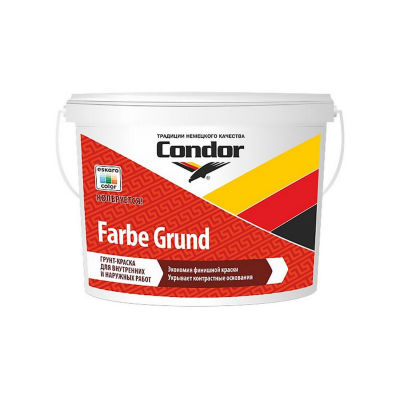 Грунтовка Condor Farbe Grund белая, 3,75кг