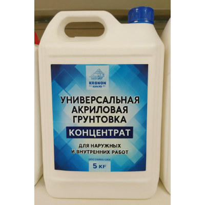 Грунтовка KRONON-GRUNT KONCENTRAT концентрат, 5кг