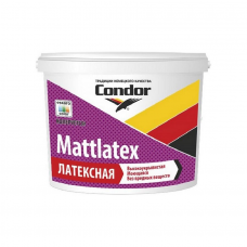 Краска Condor Mattlatex глубокоматовая, 3,75кг