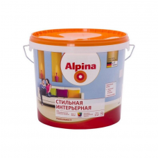 Краска Alpina Стильная интерьерная Б1 матовая, 5л / 8,2кг