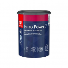 Краска Tikkurila EURO POWER 7 стойкая к мытью A мат, 0,9л