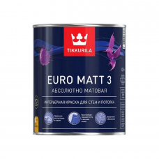 Краска Tikkurila EURO MATT 3 A матовая 0,9л