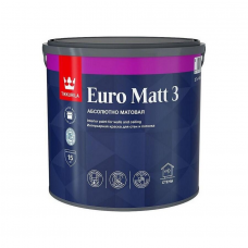 Краска Tikkurila EURO MATT 3 A матовая, 2,7л