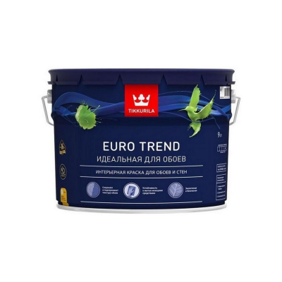 Краска Tikkurila EURO TREND А мат, 9л