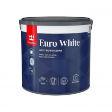Краска Tikkurila EURO White для потолка белая гл/мат, 2,7л