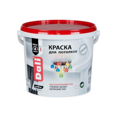 Краска DALI для потолков белая, 5л