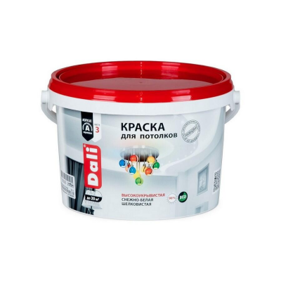 Краска DALI для потолков белая, 2,5л
