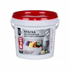 Краска DALI интерьерная белоснежная, 0,9л