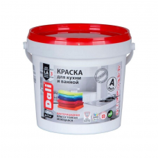Краска DALI для кухни и ванной белая, 0,9л