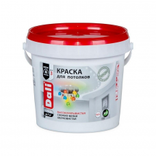 Краска DALI для потолков белая, 0,9л