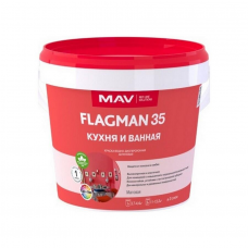 Краска МАВ FLAGMAN 35 кухня и ванная TR, 5кг