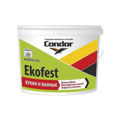 Краска Condor Ekofest ТР глубокоматовая, 6кг