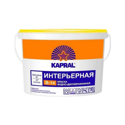 Краска Kapral В-14 матовая, 7,5кг