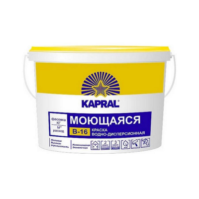 Краска Kapral В-16 глубокоматовая, 15кг