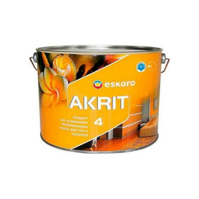 Краска Eskaro Akrit-4 глубокоматовая, 9,5л