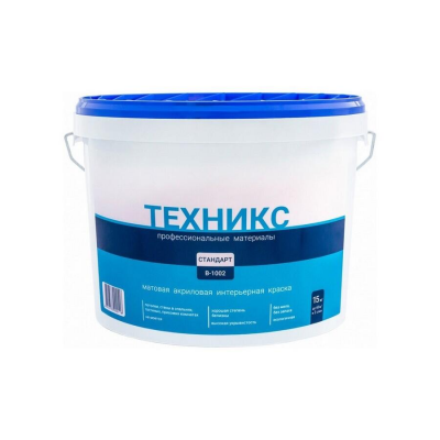 Краска ТЕХНИКС стандарт белая, 15кг