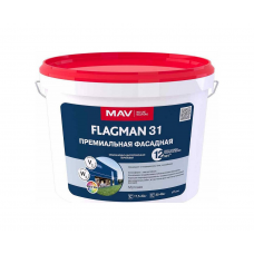 Краска МАВ FLAGMAN 31 фасадная, 14кг