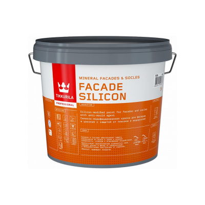 Краска Tikkurila Facade Silicon фасадная VVA гл/мат, 5л