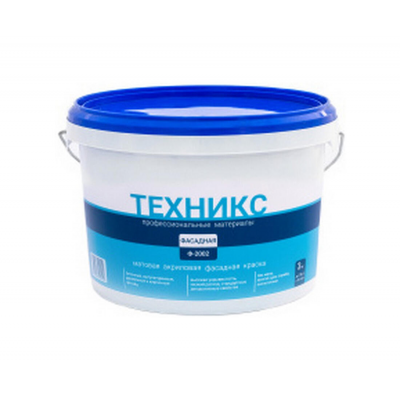 Краска ТЕХНИКС Фасад Ф-2002P шоколад, 3кг