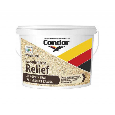 Краска Condor Fassadenfarbe Relief, 15кг