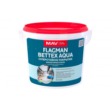 Краска МАВ FLAGMAN BETTEX AQUA для бетонных полов светло-серый, 1,1кг