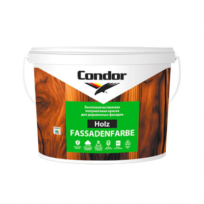 Краска Condor акриловая Holz Fassadenfarbe, 12кг