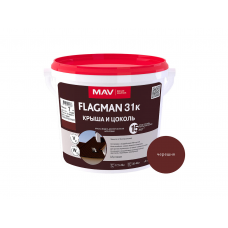 Краска FLAGMAN 31к крыша и цоколь черешня, 7кг