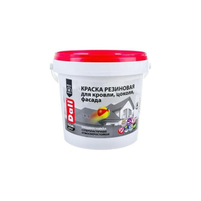 Краска DALI резиновая белая, 1,3кг