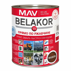 Грунт-эмаль BELAKOR 15 RAL8017 матовая шоколадная, 1кг