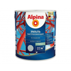 Грунт-эмаль Alpina быстросохнущая RAL7040 серый, 0,75л