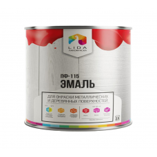 Эмаль LIDA ПФ-115 салатовая, 2кг