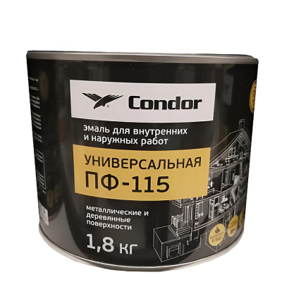 Эмаль Condor ПФ-115 голубая, 1,8кг