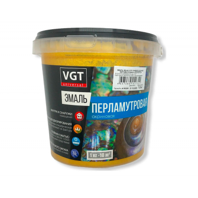 Эмаль VGT перламутровая золото, 1кг