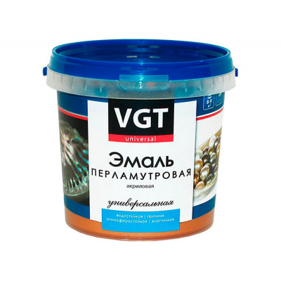 Эмаль VGT перламутровая жемчуг, 1кг